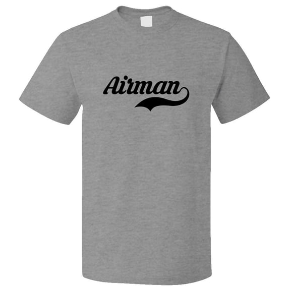Funny Airman Retro Old School T shirt Tee Gift