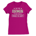 thumbnail image 1 of Funny Airman Shirt - Others Warned You About, 1 of 8