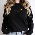 thumbnail image 1 of Funny Airplane Mode Simple Bold Travel Themed Graphic Unisex Sweatshirt M390735, Up to Size 5XL, 1 of 2