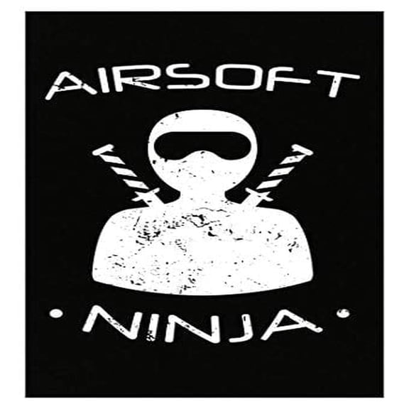 Airsoft Ninja Target Shooting Poster - Wall Decor for Competitive Team Sports Gift