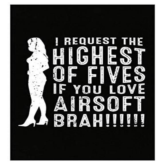 Airsoft Poster - Wall Decor for Shooting Game Humor Gift