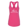 thumbnail image 1 of Funny Alexa Clean My House Ladies Racerback Tank-Raspberry-X-Small, 1 of 4