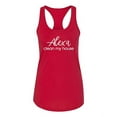 thumbnail image 1 of Funny Alexa Clean My House Ladies Racerback Tank-Red-Medium, 1 of 4