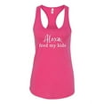 thumbnail image 1 of Funny Alexa Feed My Kids Ladies Racerback Tank-Raspberry-Large, 1 of 4