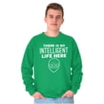 thumbnail image 1 of Funny Alien UFO Believers Sarcastic Sweatshirt for Men or Women Brisco Brands L, 1 of 6