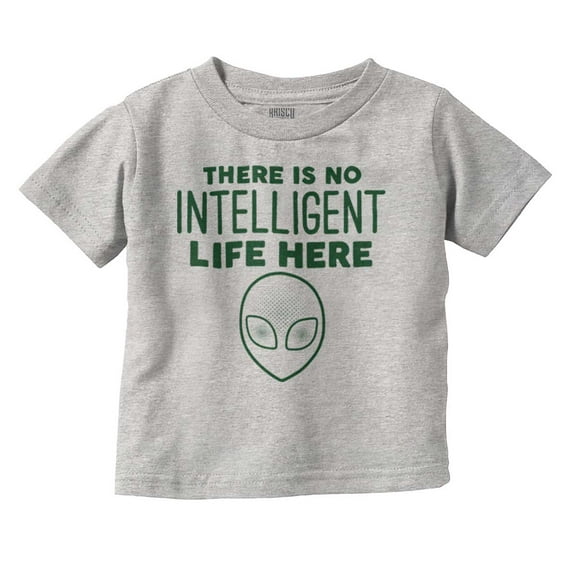 Funny Alien UFO Believers Sarcastic Toddler Boy Girl T Shirt Infant Toddler Brisco Brands 12M