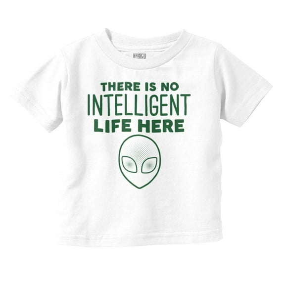 Funny Alien UFO Believers Sarcastic Toddler Boy Girl T Shirt Infant Toddler Brisco Brands 24M