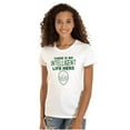 thumbnail image 1 of Funny Alien UFO Believers Sarcastic Womens Slim Fit Graphic Tee Brisco Brands L, 1 of 5
