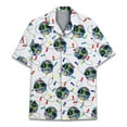 thumbnail image 1 of Funny Alien UFO Christmas Hawaiian Shirt For Men Aloha Mens Hawaiian Shirts Casual Short Sleeve Button Down Shirt Men, 1 of 7