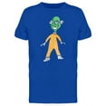 thumbnail image 1 of Funny Alien With Three Eyes T-Shirt Men -Image by Shutterstock, Male Large, 1 of 2
