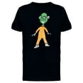 thumbnail image 1 of Funny Alien With Three Eyes T-Shirt Men -Image by Shutterstock, Male x-Large, 1 of 4