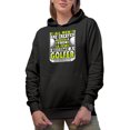 thumbnail image 1 of Funny All Men Are Created Equal Then a Few Become a Golfer, Golf Player, Golfing or Golfer Themed Merch Gift, Black Hooded Sweatshirt or Hoodie, 2XL, 1 of 5