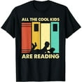thumbnail image 1 of Funny All The Cool Kids Are Reading Gift Book Nerds Lovers T-Shirt, 1 of 3