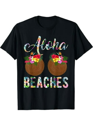 Summer Coconut Bra Halloween Costume Hawaii Aloha' Men's T-Shirt