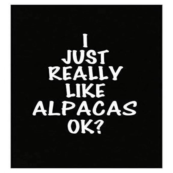 Funny Alpaca Poster - Wall Decor for Animal Lovers Gift