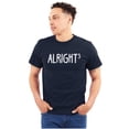 thumbnail image 1 of Funny Alright Cubed Math Nerd Joke Plus Size Crewneck Graphic Tee Shirt Brisco Brands 2X, 1 of 6