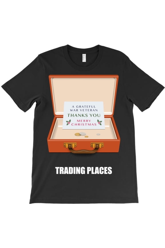 Funny Alternative Movie Wall Art Trading Places Parody Graphic T-Shirt G6113, Up to 5XL