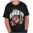 thumbnail image 1 of Funny Always Kickin It Soccer Pun Crewneck T Shirts Boy Girl Teen Brisco Brands S, 1 of 6