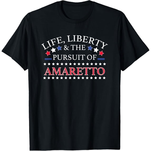 Funny Amaretto Shirt - Novelty Gift T-Shirt men and women can wear,black,white,creative gift
