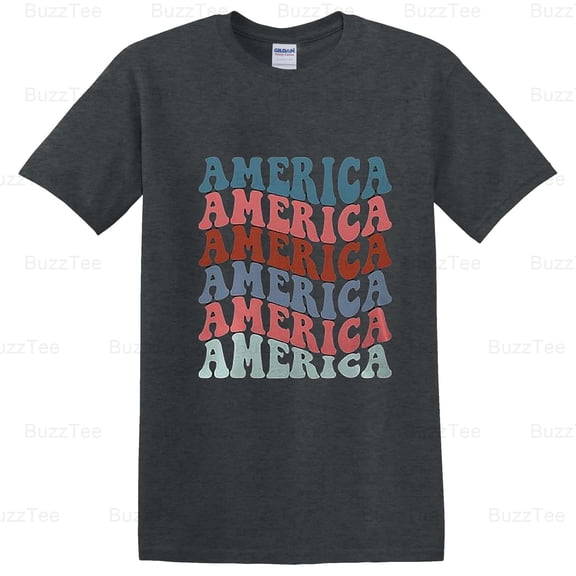 Funny America Merica 4th July Patriotic USA Celebration Humor Graphic T-Shirt Unisex, up to 5XL