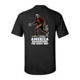 thumbnail image 1 of Funny America Quarantines The Right Way Unisex Short Sleeve T-shirt-Black-xxxl, 1 of 4