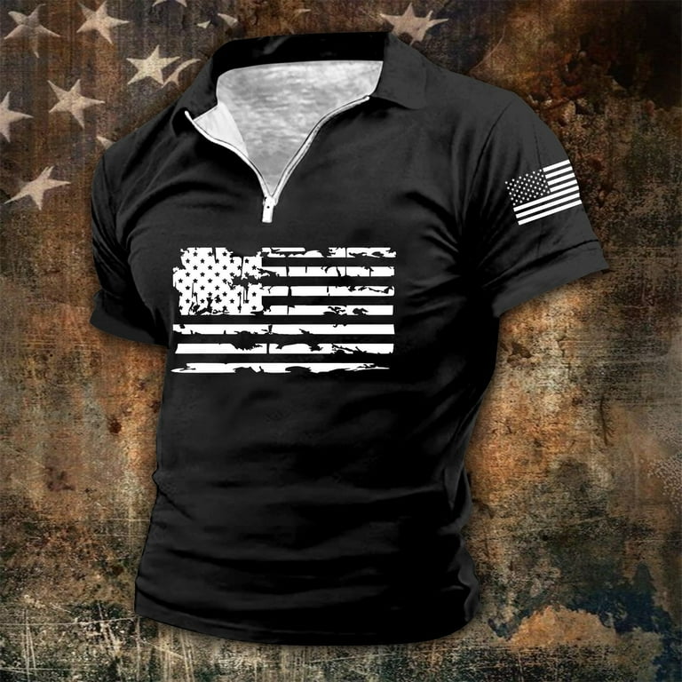 Funny America Shirts Brilliant Colors Big and Tall Sleeveless Shirts for Men Nice Economical Men Sleeveless T Shirts Sharp Looking Cheap Clearance Black 3XL Walmart