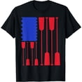 thumbnail image 1 of Funny American Flag Rowing Crew Gift T-Shirt Men Women, 1 of 4