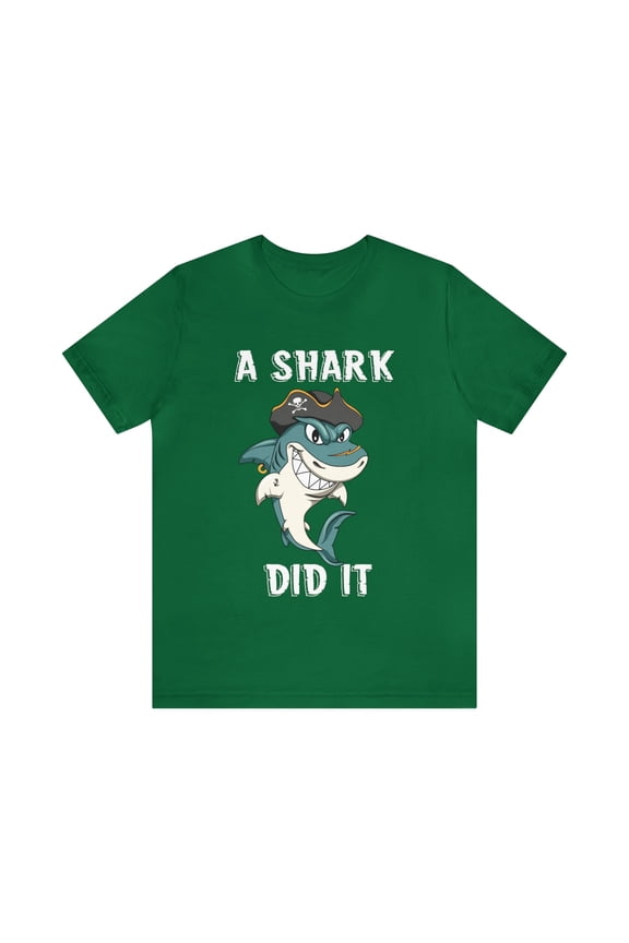Funny Amputee T-Shirt “A Shark Week V2” Humor Crew Neck T-Shirt