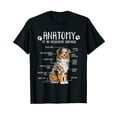 thumbnail image 1 of Funny Anatomy Australian Shepherd Dog Lover Aussie T-Shirt, 1 of 5