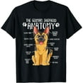 thumbnail image 1 of Funny Anatomy German Shepherd Dog Owner T-Shirt, 1 of 4