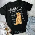 thumbnail image 1 of Funny Anatomy Golden Retriever, Dog Lover Themed Graphic Design Gift Unisex T-Shirt, 1 of 2
