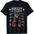 thumbnail image 1 of Funny Anatomy Rottweiler Dog Owner Rottie Dad Mom Pet Lover T-Shirt, 1 of 4