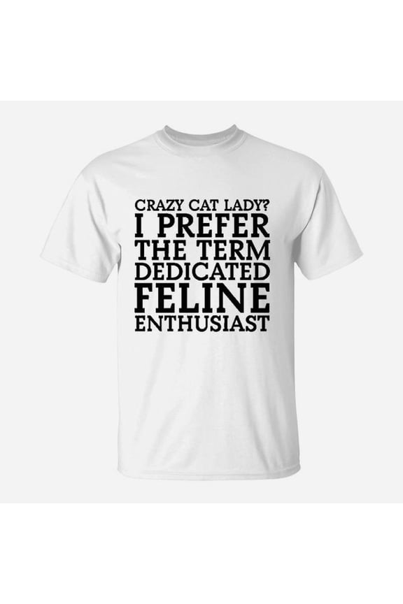 Funny And Cute Crazy Cat Lady TShirt