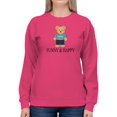 thumbnail image 1 of Funny And Happy Toy Bear Sweatshirt Women -Image by Shutterstock, Female 4X-Large, 1 of 4