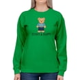 thumbnail image 1 of Funny And Happy Toy Bear Sweatshirt Women -Image by Shutterstock, Female 4X-Large, 1 of 4