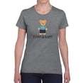 thumbnail image 1 of Funny And Happy Toy Bear T-Shirt Women -Image by Shutterstock, Female 3X-Large, 1 of 4