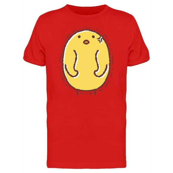 Funny Angry Chicken Cartoon T-Shirt Men -Image by Shutterstock, Male Small