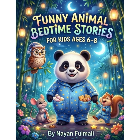 Funny Animal Bedtime Stories for Kids Ages 6-8: Cute and Silly Sleepytime Adventures with Panda Percy and Friends, (Paperback)