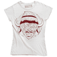 thumbnail image 1 of Funny Animal Hipster Buffalo Wearing A Beanie Women's T-Shirt, 1 of 4