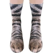HOLYTIMBER Funny Animal Paw Socks Birthday Gifts White Elephant Gift for Adult Gag Christmas Stocking Stuffers for Teens Men Women Girls