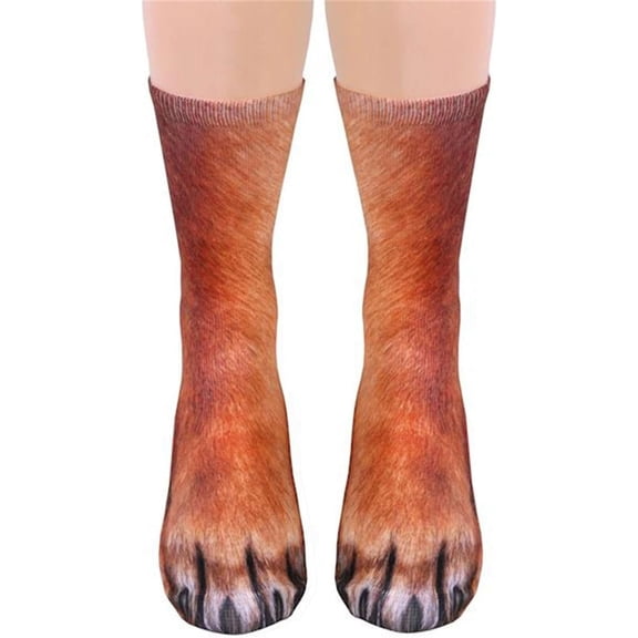 Funny Animal Paw Socks Novelty Gag Gifts Stocking Stuffers Men Women 3D Print