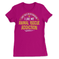 thumbnail image 1 of Funny Animal Rescue T-Shirt - I Like My Addiction, 1 of 8