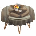 thumbnail image 1 of Funny Animal Round Tablecloth 54 inches Sloth Sitting on Toilet Sloth Playing Phone Waterproof Oil-Proof Table Cloth Round Table Cover for Holiday Party Picnic Dinner Decor Indoor and Outdoor Use, 1 of 9