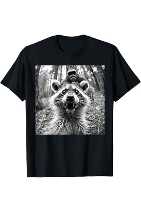 Funny Animal Selfie /W Bigfoot. Animal-Sasquatch Graphic Shirt Unisex S-5XL Hot Trending Shirt, Vintage Birthday Gift