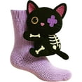 thumbnail image 1 of Funny Animal Socks for Kids, 3D Knit Animal Hug Striking for Women, Hand Crocheted Soft Breathable Cotton Novelty Socks, Birthday Gifts for Kids (Black Cat), 1 of 12