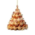 thumbnail image 1 of Funny Animals Christmas Tree Ornament, Cute Festive Pendant for Holiday Party Decoration, Reusable Animal Hanging Ornament for Xmas Tree Décor, 1 of 5
