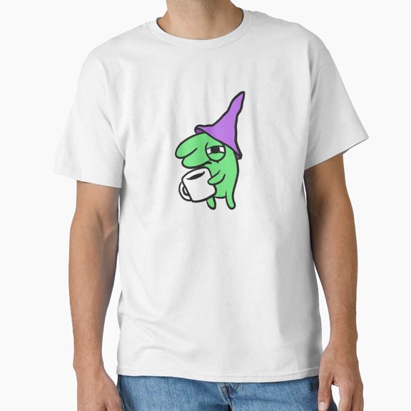 Funny Animated Character Hangover Coffee Mug Office Morning Humour Tee T-shirt