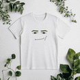 thumbnail image 1 of Funny Anime Robot Robloxs Face Fun Tees Crew Neck Short Sleeve Unisex T-Shirt, up to size 5XL, 1 of 2