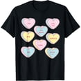 thumbnail image 1 of Funny Anti Valentines Day Gift Sassy Heart Candy Single Joke T-Shirt, 1 of 4