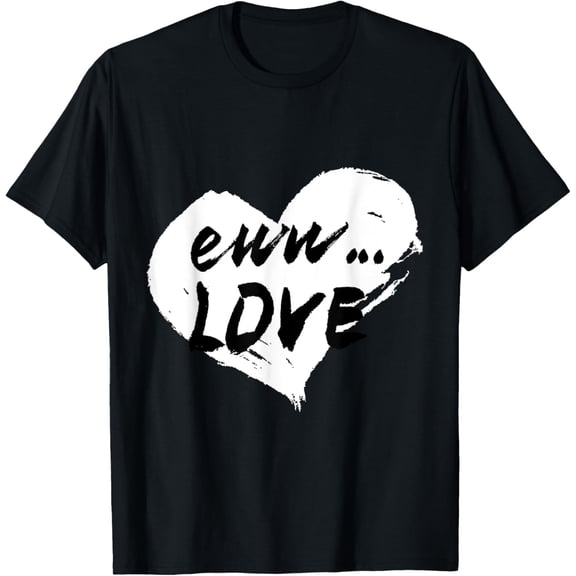 Funny Anti Valentines Day Heart Love For Single T-Shirt